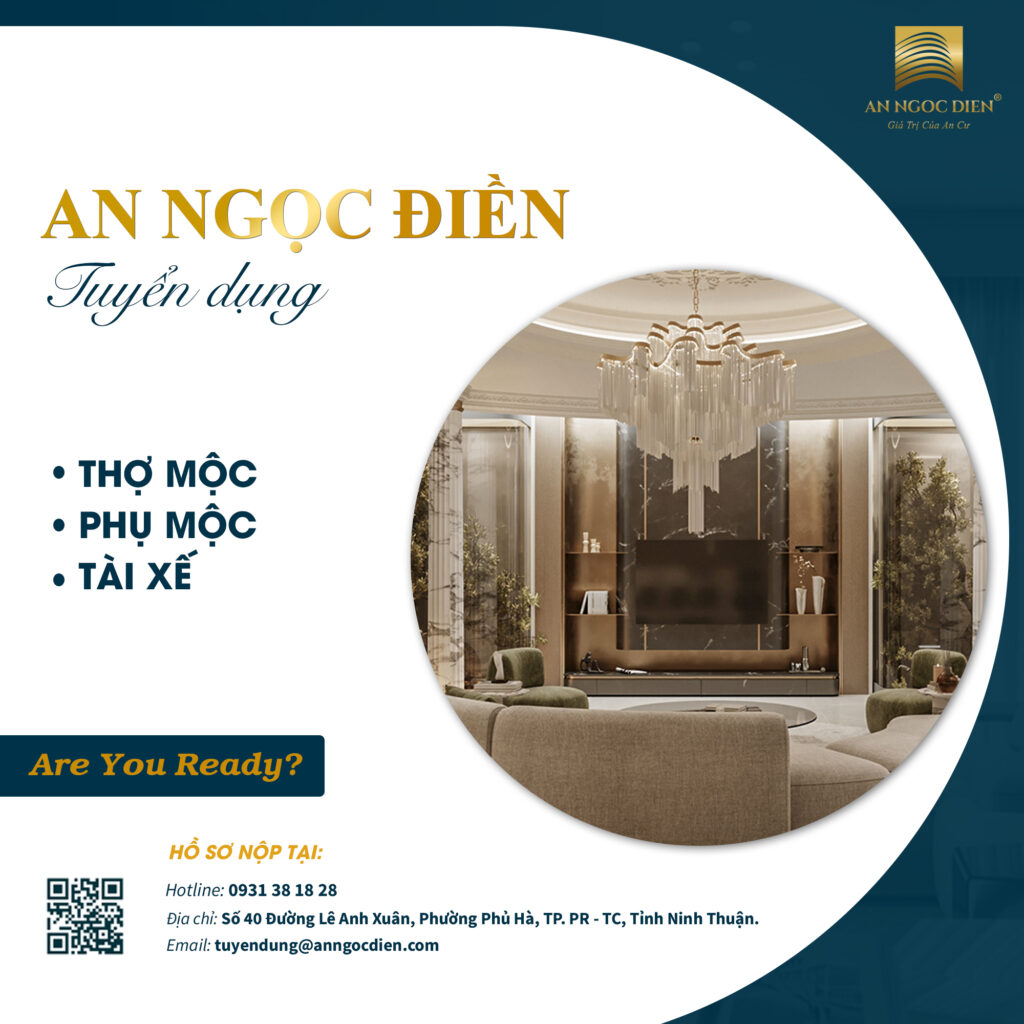 AN NGỌC ĐIỀN TUYỂN DỤNG