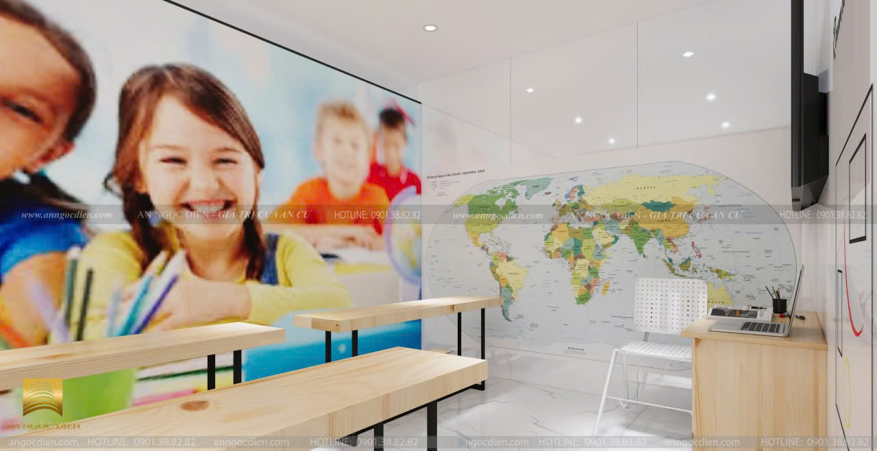 TRUNG TÂM DẠY TIẾNG ANH LET’S LEARN FOREIGN LANGUAGE CENTER – THIẾT KẾ NỘI THẤT ĐẲNG CẤP NĂM 2025.