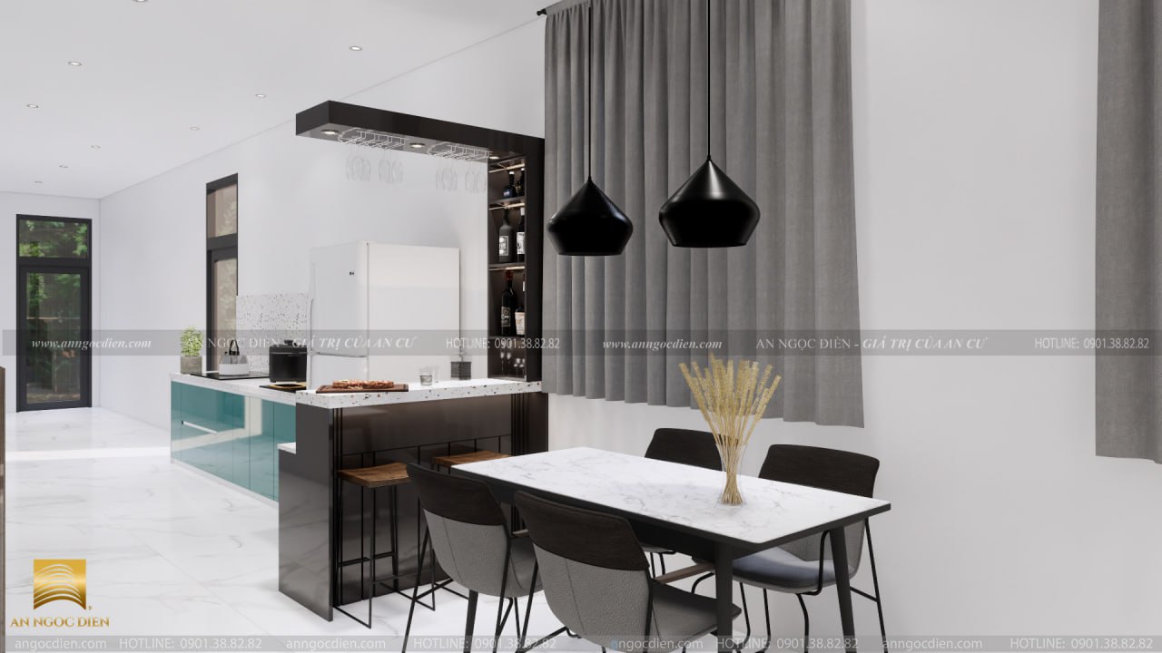 Nội thất nhà phố không gian mở