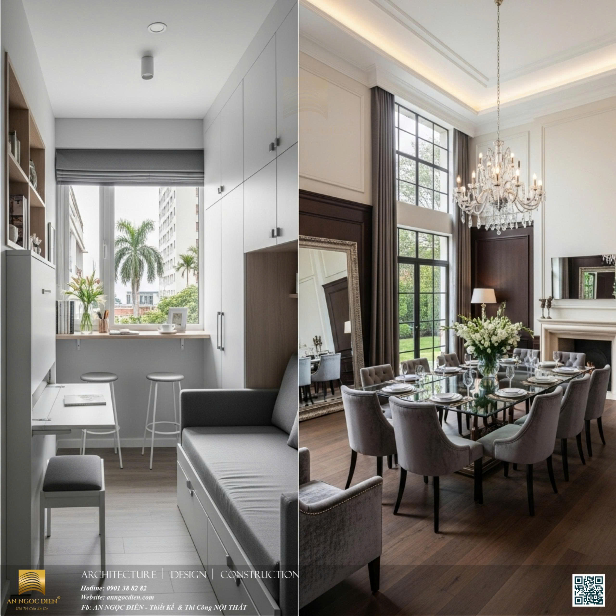 THI CÔNG NỘI THẤT TRỌN GÓI CHO CĂN HỘ CHUNG CƯ VÀ NHÀ PHỐ KHÁNH HOÀ - NHỮNG ĐIỂM KHÁC BIỆT CẦN LƯU Ý