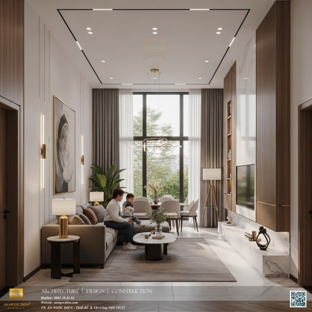 THI CÔNG NỘI THẤT PHONG CÁCH HIỆN ĐẠI BÍ QUYẾT KIẾN TẠO KHÔNG GIAN SỐNG SANG TRỌNG VÀ TINH TẾ