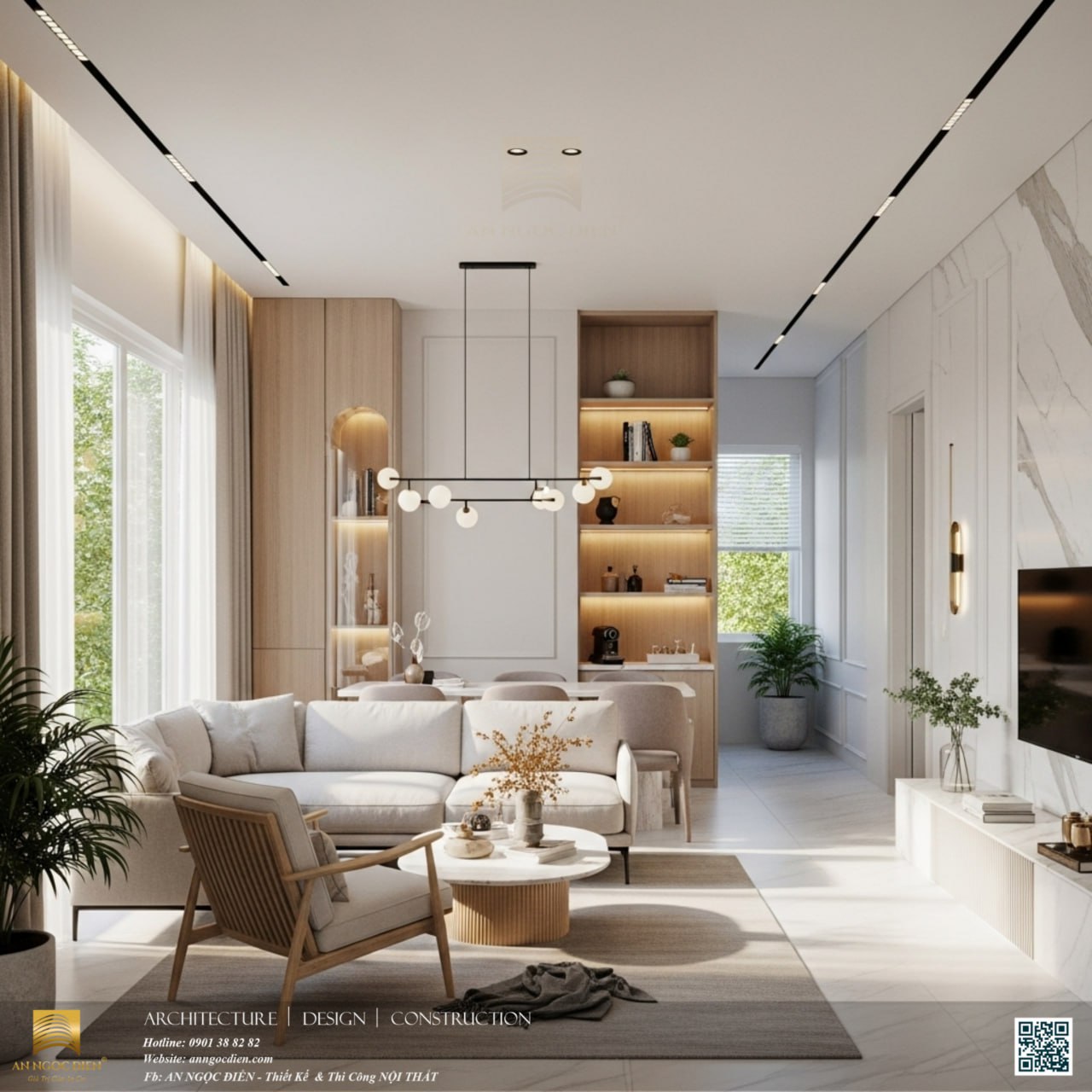 THI CÔNG NỘI THẤT PHONG CÁCH HIỆN ĐẠI BÍ QUYẾT KIẾN TẠO KHÔNG GIAN SỐNG SANG TRỌNG VÀ TINH TẾ