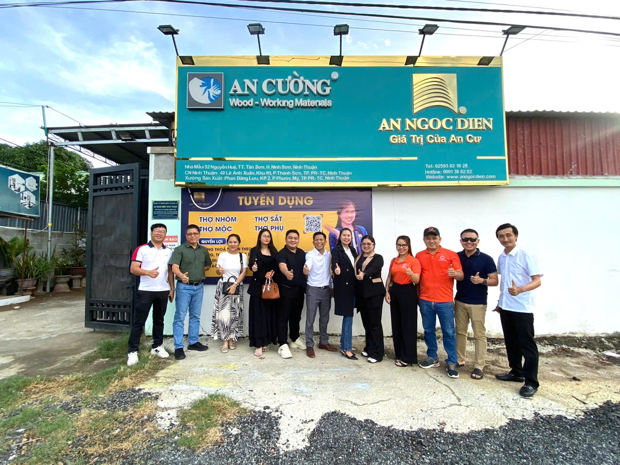 HỘI XÚC TIẾN THƯƠNG MẠI KHÁNH HÒA CÙNG AN NGỌC ĐIỀN THAM QUAN NAM KHÁNH HÒA