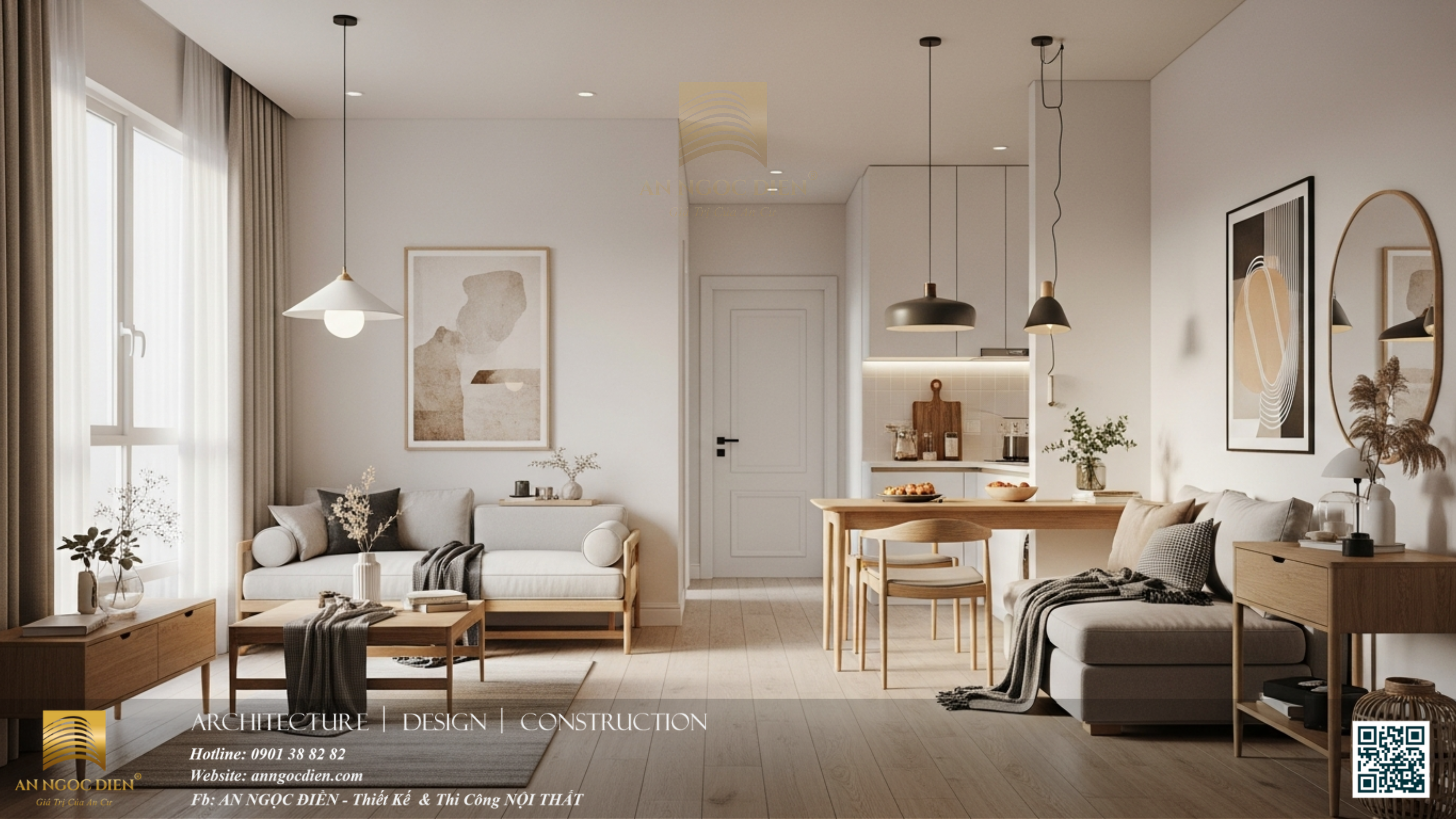 đơn vị thi thông nội thất chung cư Khánh Hòa