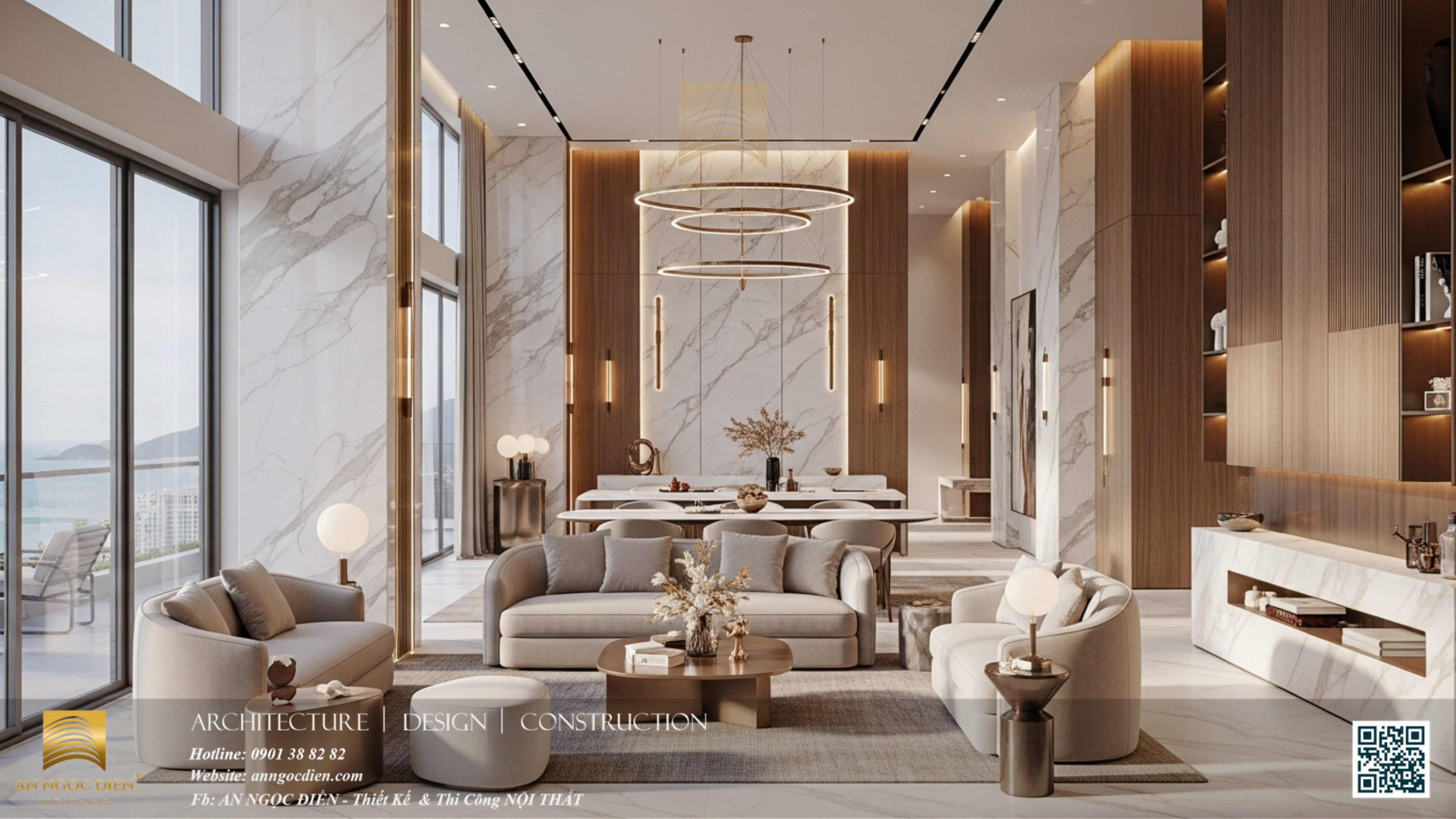 đơn vị thi thông nội thất chung cư Khánh Hòa