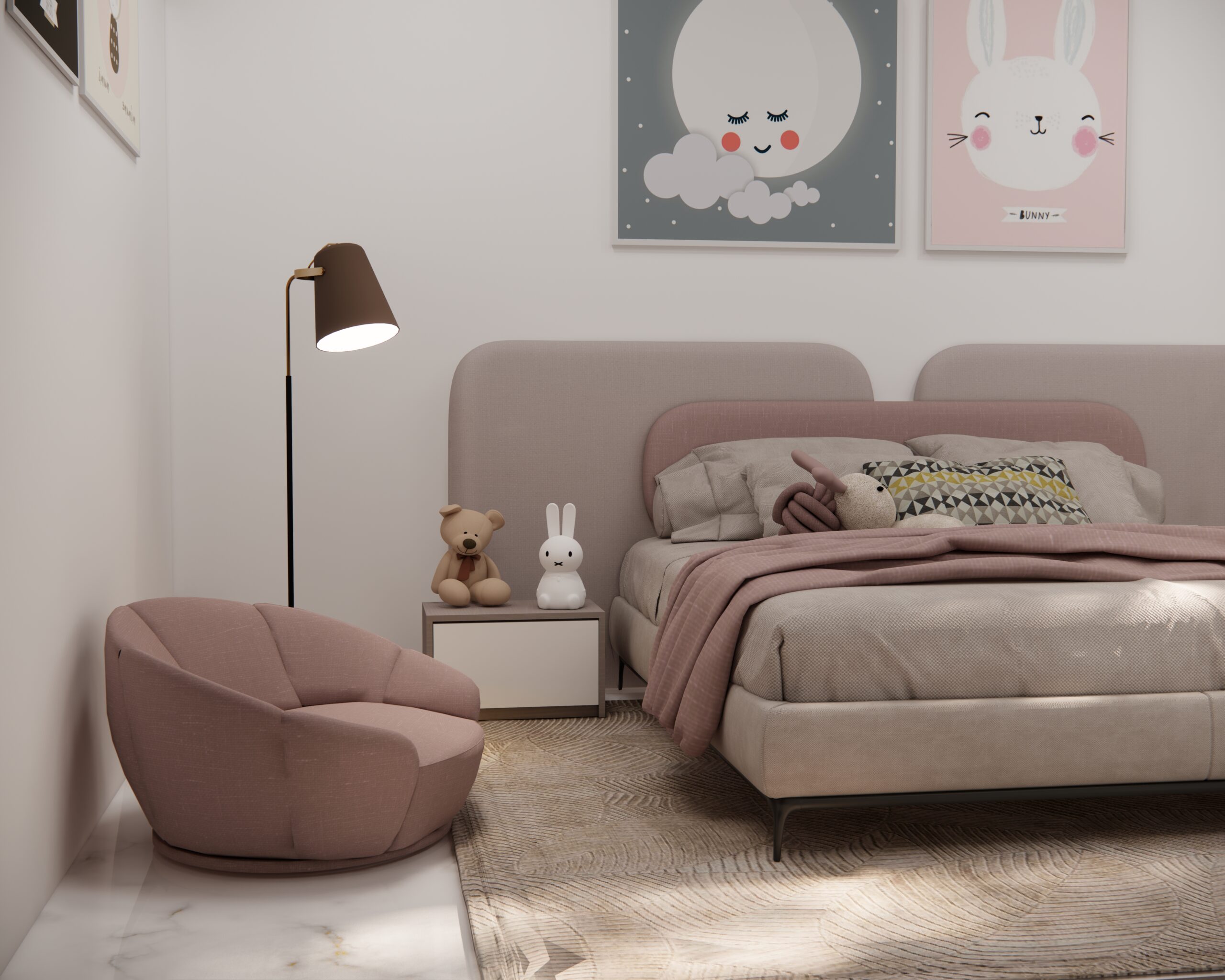 PHÒNG NGỦ HIỆN ĐẠI CHO BÉ TẠI PHAN RANG – KHÔNG GIAN AN TOÀN, SÁNG TẠO VÀ PHÁT TRIỂN