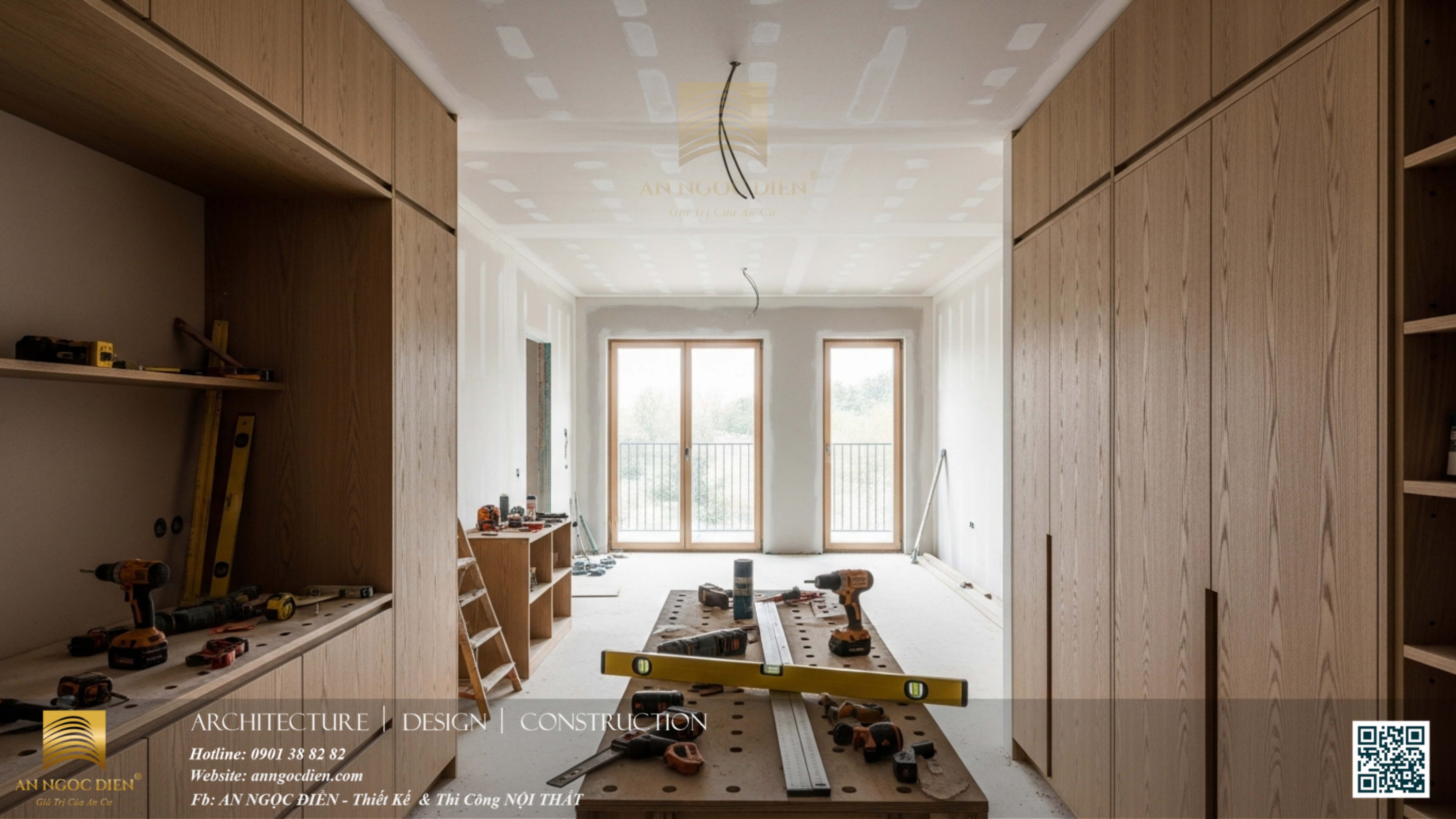 thi công nội thất trọn gói chung cư Phan Rang