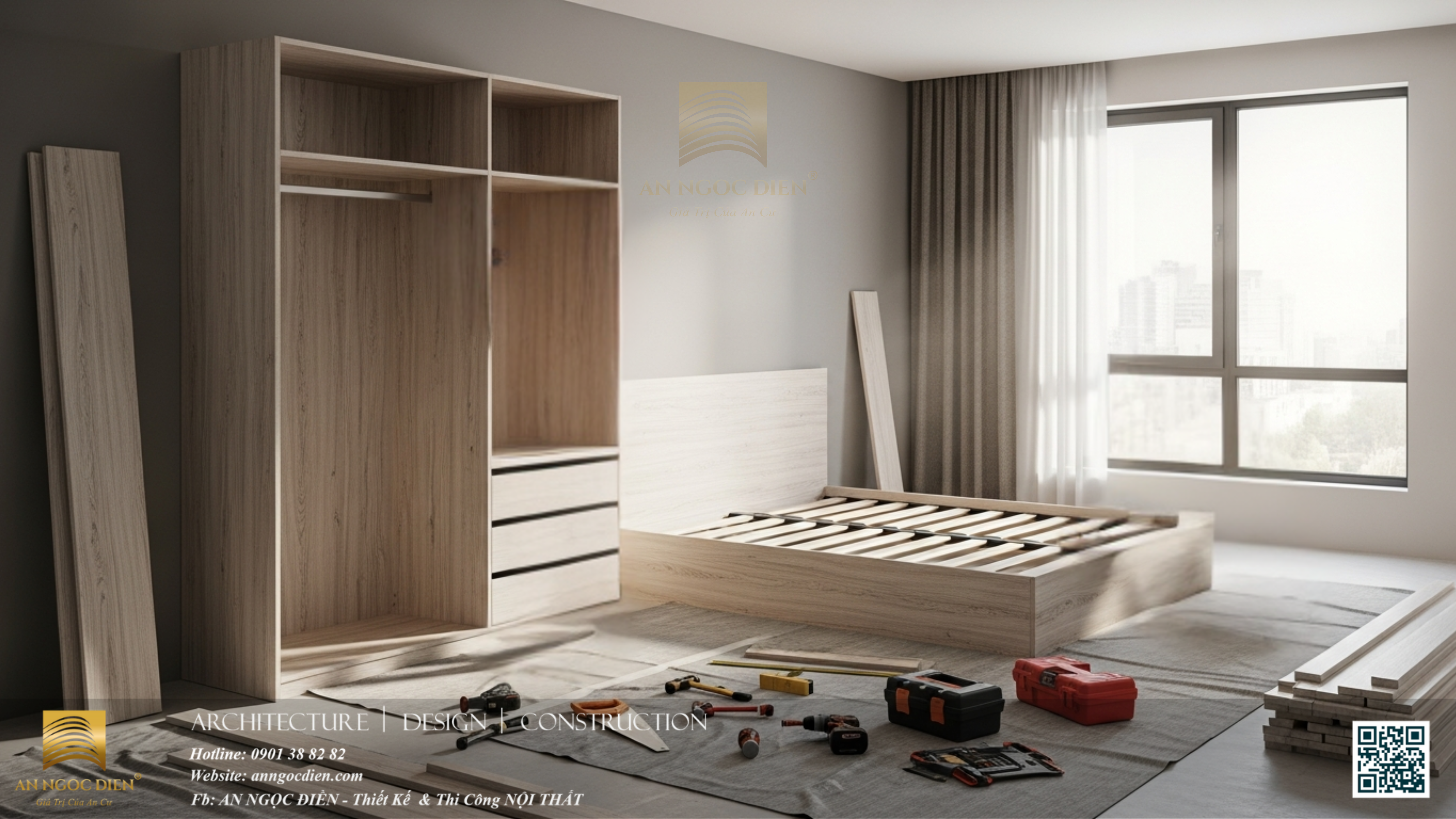 thi công nội thất trọn gói chung cư Phan Rang