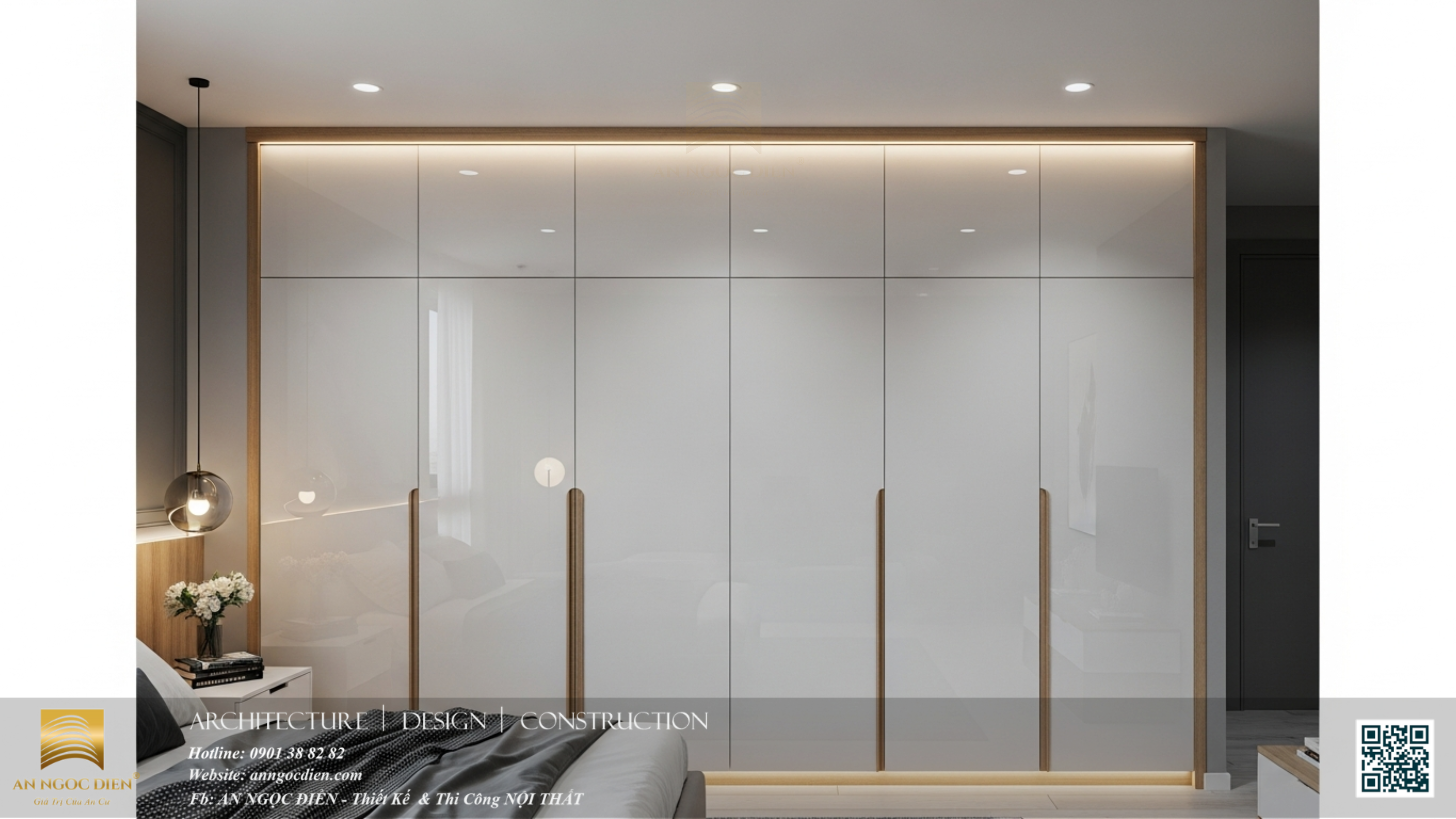 TỦ ÁO GỖ CÔNG NGHIỆP PHONG CÁCH HIỆN ĐẠI TẠI PHAN RANG