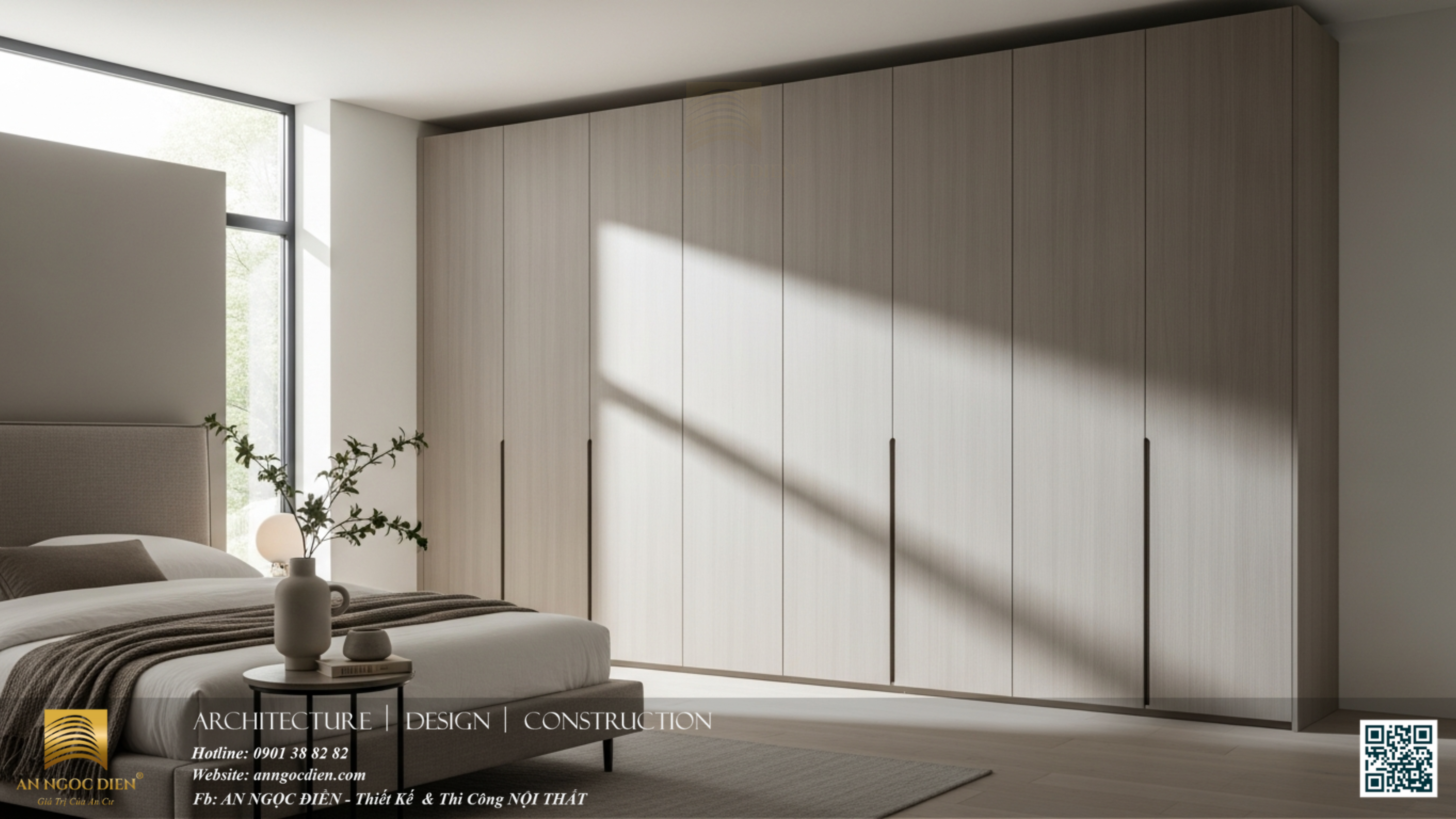 TỦ ÁO GỖ CÔNG NGHIỆP PHONG CÁCH HIỆN ĐẠI TẠI PHAN RANG