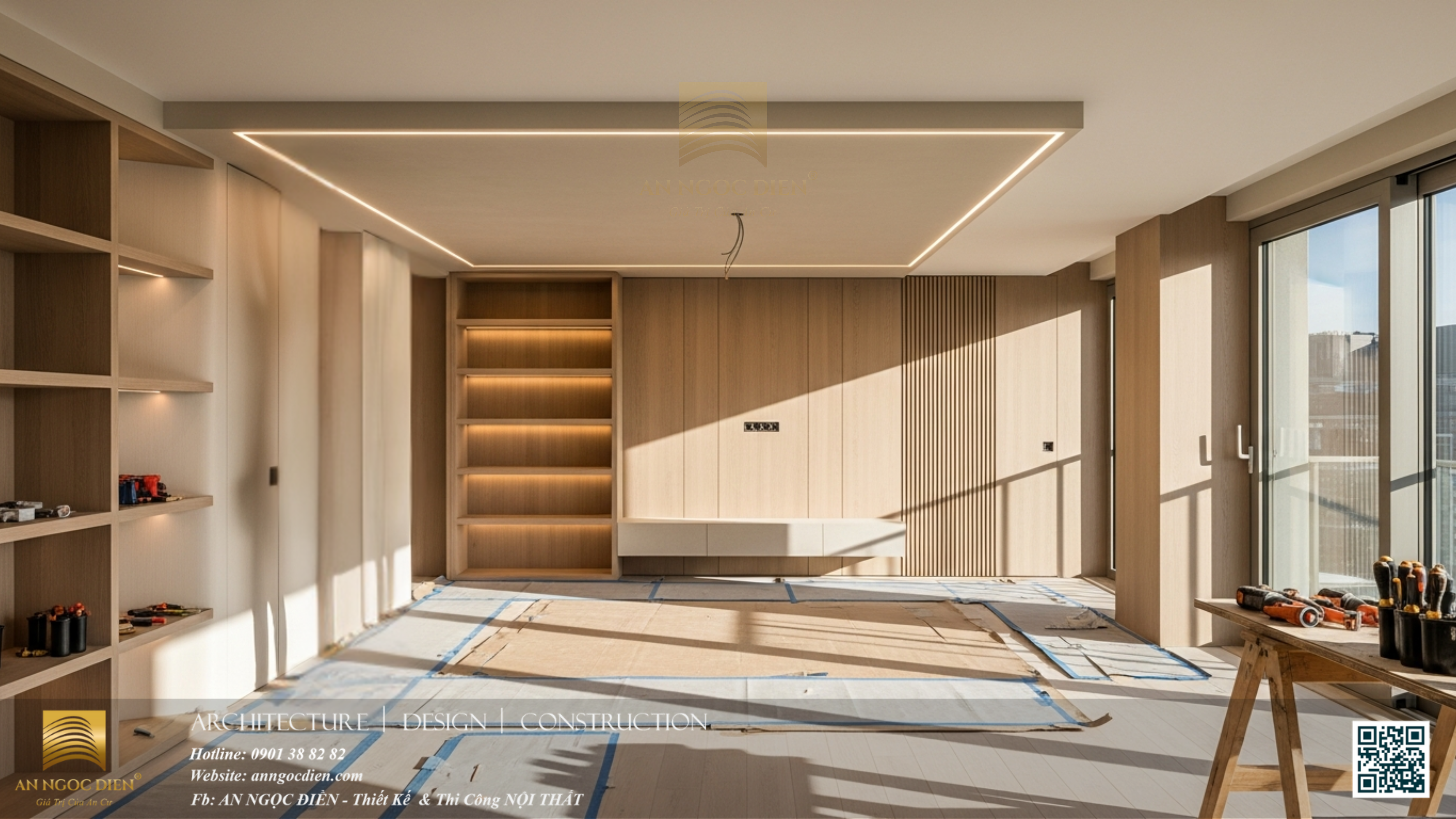thi công nội thất trọn gói chung cư Phan Rang