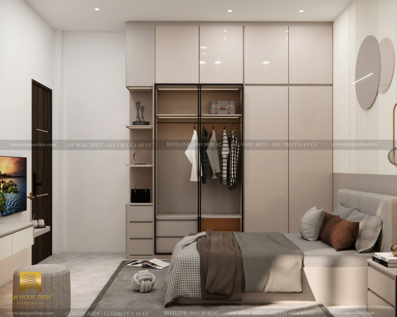 TỦ ÁO GỖ CÔNG NGHIỆP PHAN RANG – GIẢI PHÁP LƯU TRỮ HIỆN ĐẠI CHO KHÔNG GIAN SỐNG