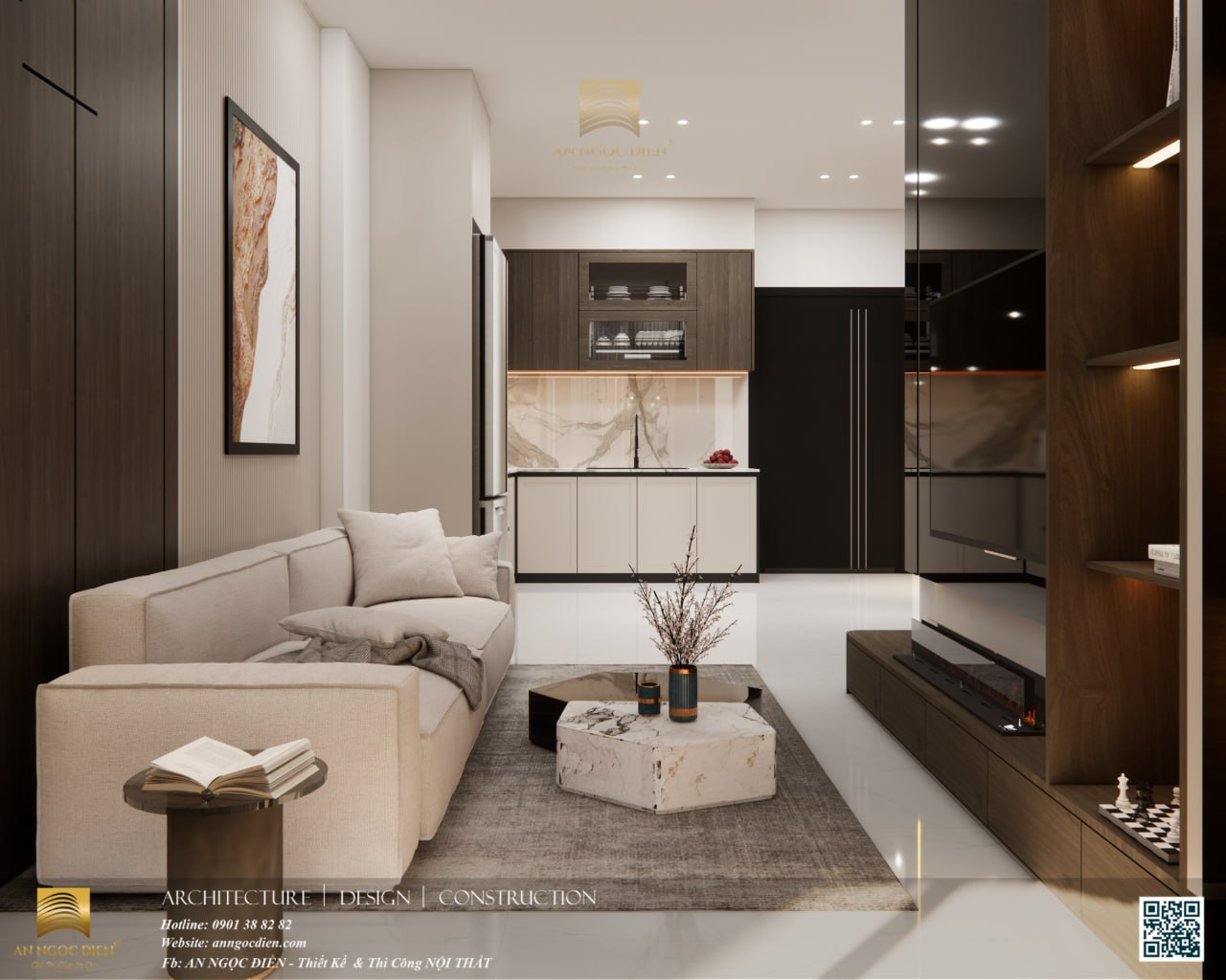 NỘI THẤT CĂN HỘ CHUNG CƯ CHO GIA ĐÌNH NHỎ – GIẢI PHÁP TỐI ƯU KHÔNG GIAN SỐNG HIỆN ĐẠI