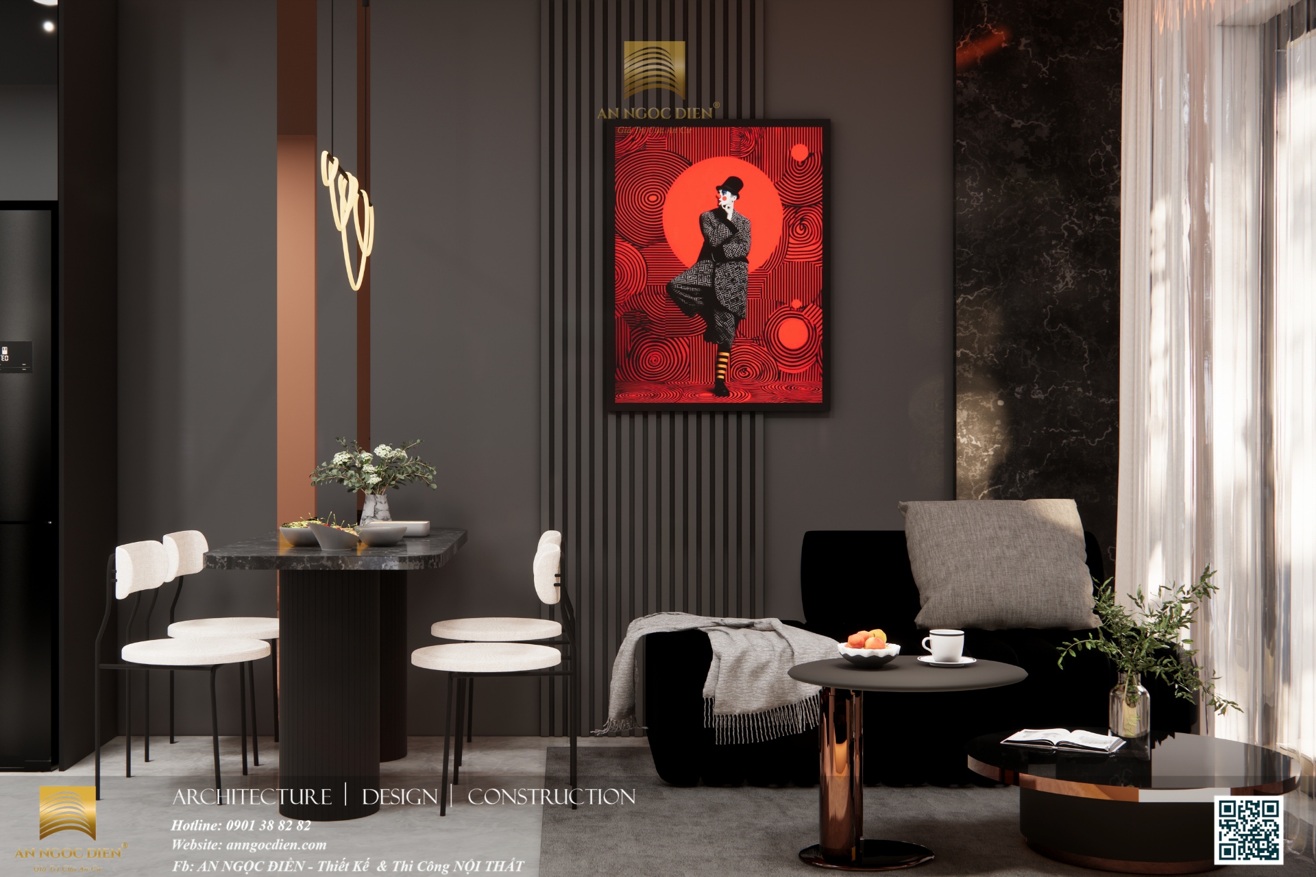 NỘI THẤT CHUNG CƯ PHONG CÁCH HIỆN ĐẠI TỐI GIẢN SANG TRỌNG