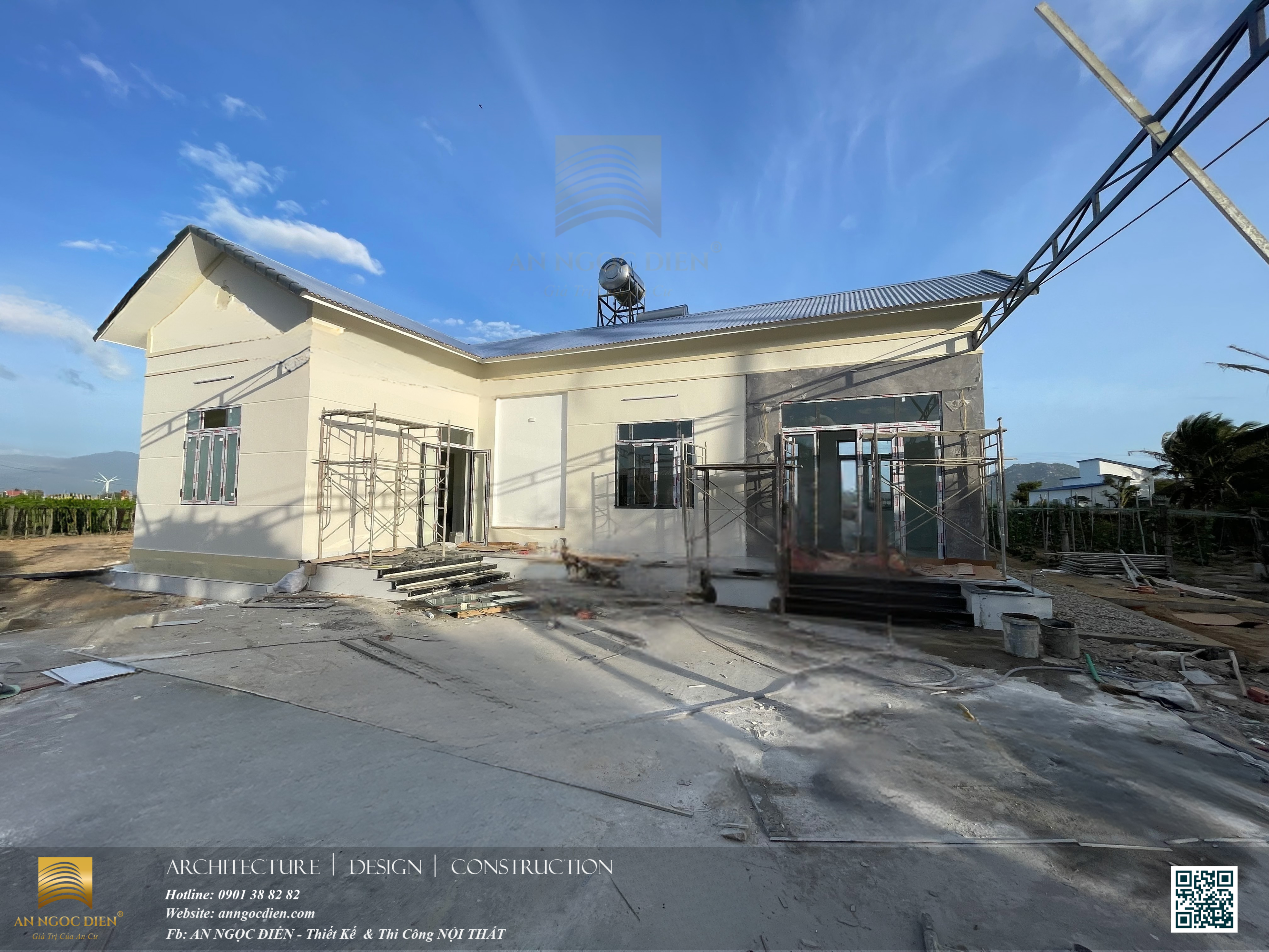 thi công nội thất nhà phố hiện đại tại Phan Rang