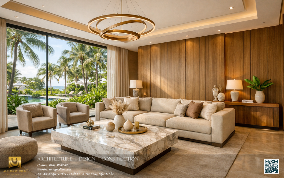 Nội thất biệt thự Khánh Hòa