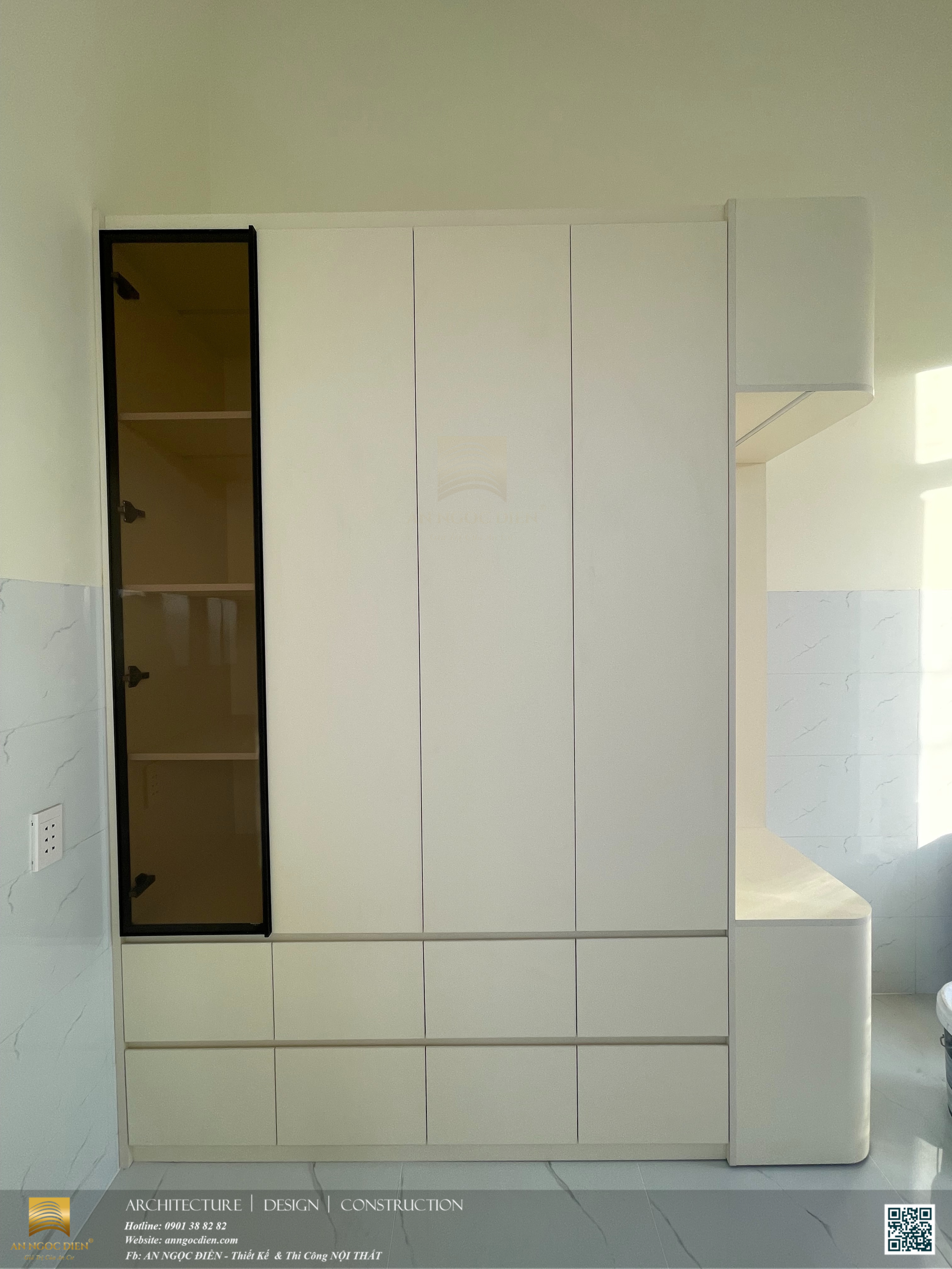 thi công nội thất nhà phố hiện đại tại Phan Rang