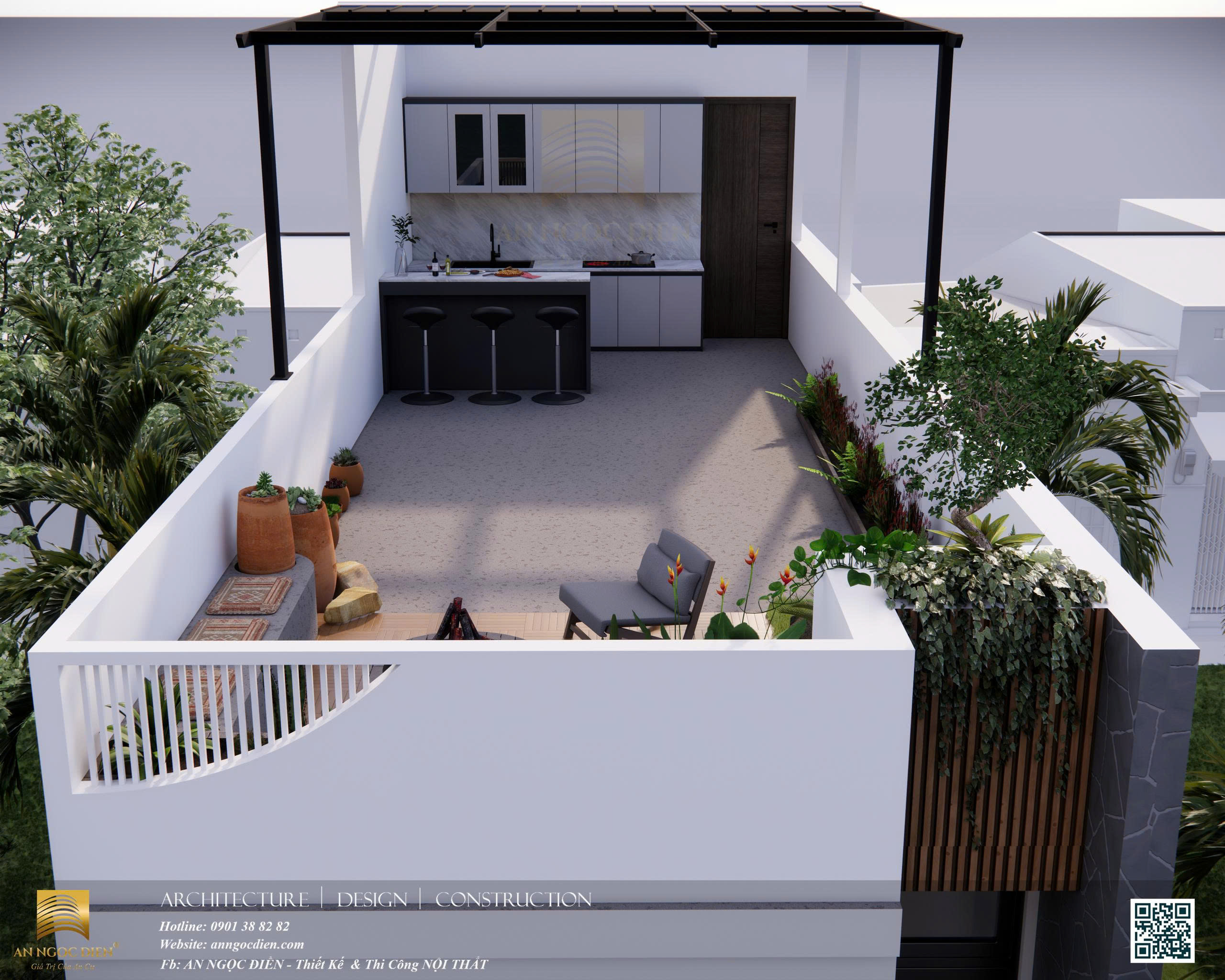 Nhà Phố View Biển Khánh Hòa – Giải Pháp Thiết Kế Nội Thất Mở Đón Gió Và Ánh Sáng