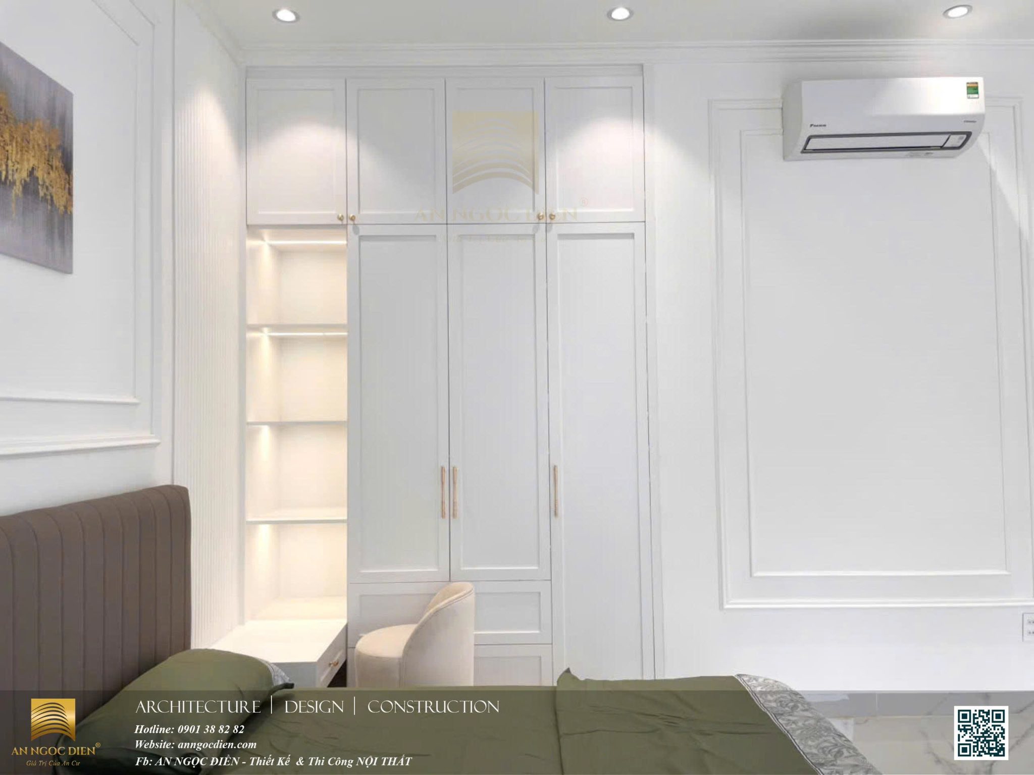 Nội thất phòng ngủ khu đô thịu Mỹ Gia Nha Trang