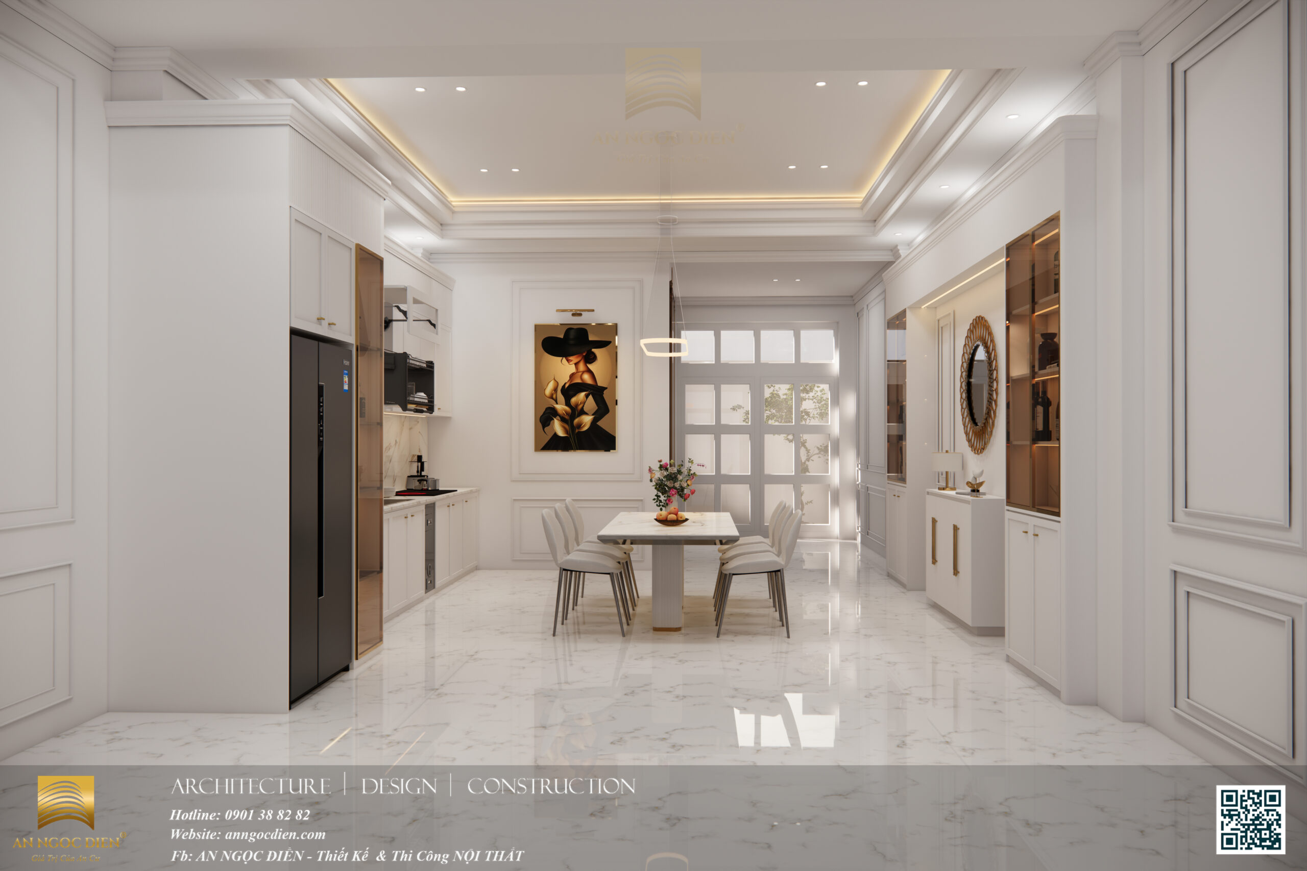 AN NGỌC ĐIỀN GIÁ TRỊ CỦA AN CƯ  "Ưu tiên việc giúp đỡ khách hàng đạt được ước mơ, và quan tâm hơn tới việc phục vụ hết mình chứ không phải sự hài lòng." ------------------------------------------------------------------------ CÔNG TY TNHH DỊCH VỤ ĐẦU TƯ AN NGỌC ĐIỀN Trụ sở chính: C-10 Tầng 014 Block C, Khu cao ốc văn phòng và Căn hộ Luxcity, 528 Huỳnh Tấn Phát, Phường Tân Thuận, Thành phố Hồ Chí Minh. Văn phòng Phan Rang: Số 40, Đường Lê Anh Xuân, Phường Phan Rang, Tỉnh Khánh Hoà. Showroom Phan Rang: Số 29, Đường Cao Bá Quát, Phường Phan Rang, Tỉnh Khánh Hoà. Xưởng sản xuất: Đường Phan Đăng Lưu, Khu Phố 2, Phường Bảo An, Tỉnh Khánh Hoà. Văn phòng Ninh Sơn: 390 Đường Lê Duẩn, Xã Ninh Sơn, Tỉnh Khánh Hoà. Kinh nghiệm lựa chọn đơn vị thi công nội thất Nha Trang uy tín cho nhà phố và biệt thự